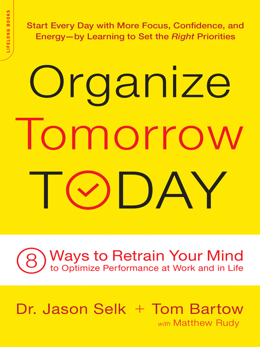 Title details for Organize Tomorrow Today by Jason Selk - Wait list